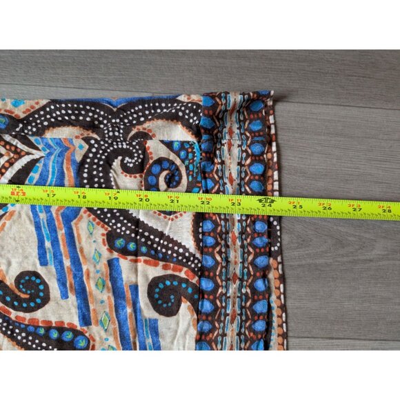 Chicos Multicolor Paisley Print Short Sleeve Top Size 3 Womens Lightweight Casua - Picture 5 of 6